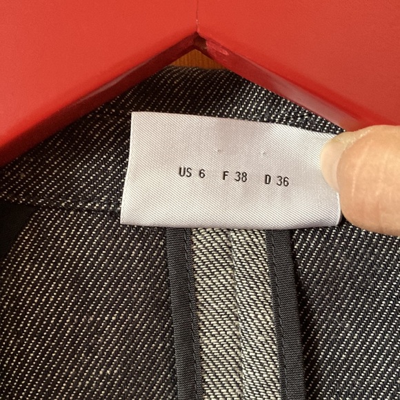 Akris Punto size 6 lightweight denim jacket - Picture 4 of 6